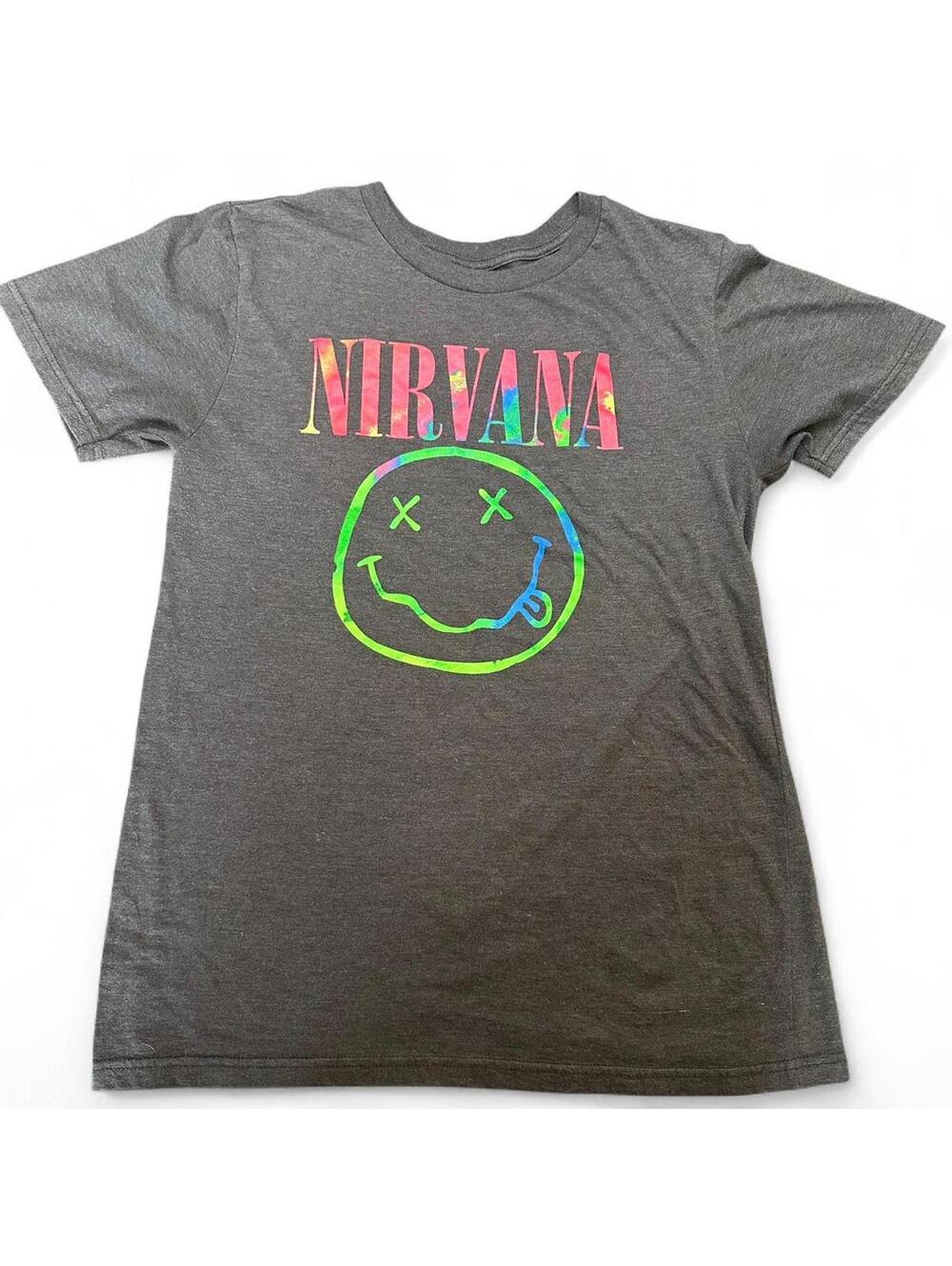 Nirvana Smiley Face T-Shirt Size Large